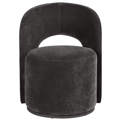 Harjo - Velvet Upholstered Swivel Accent Chair