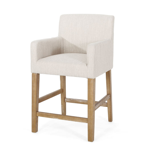 Serenitia - Upholstered Counter Chair With Straight Arm