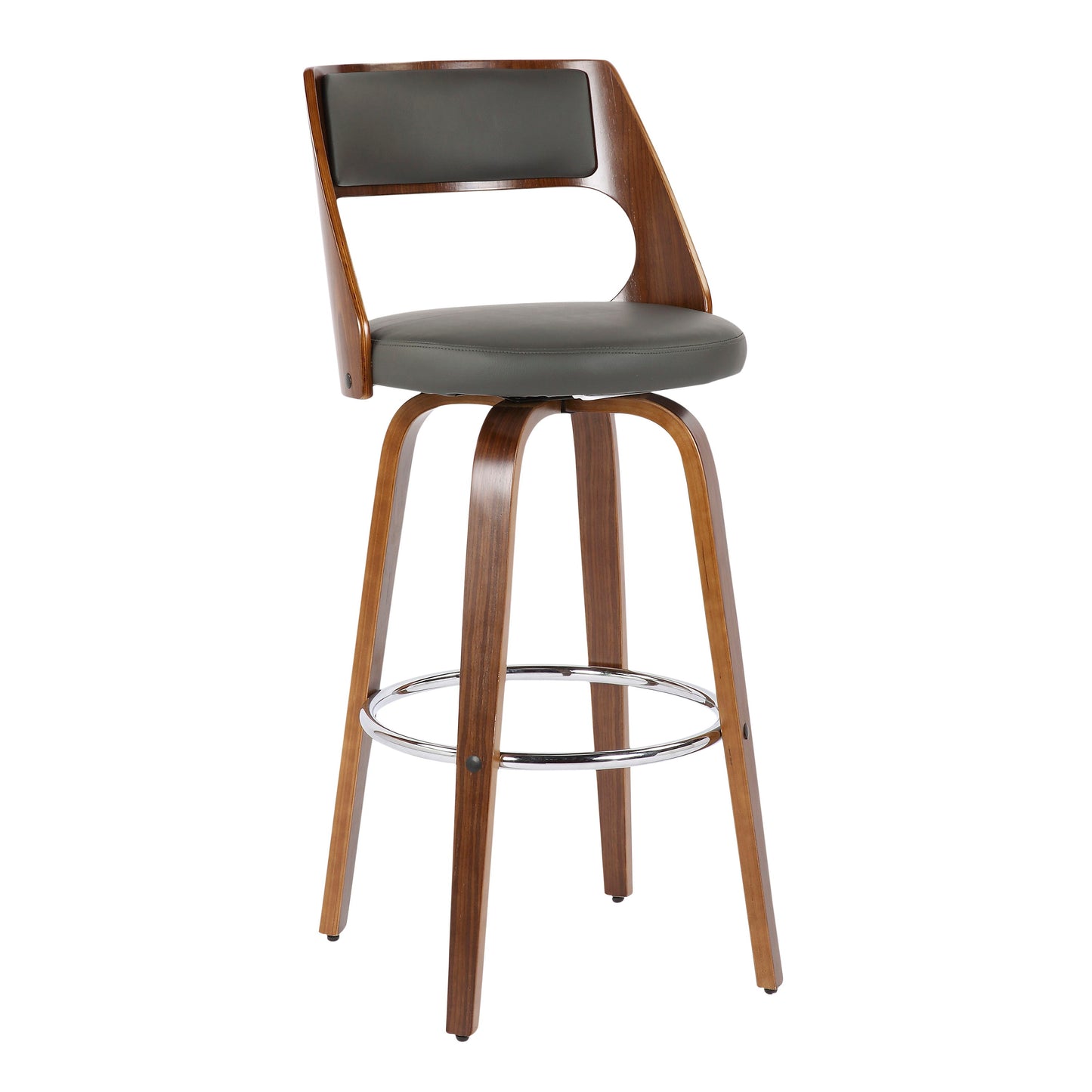 Cecina - Mid-Century Modern Barstool With Swivel (Set of 2)