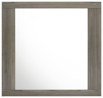 Fenwick - Dresser Mirror - - Gray Oak