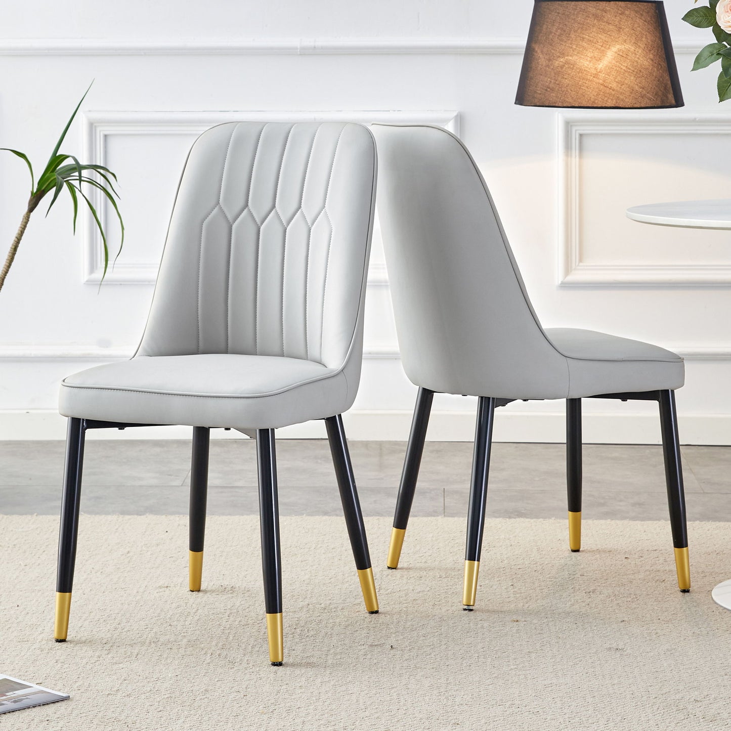 Modern Chair With Metal Legs