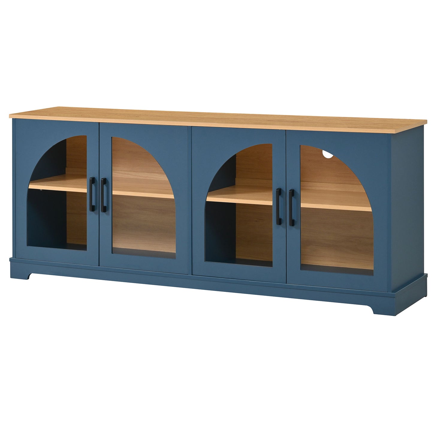 TV Stand With Semi Arched Doors