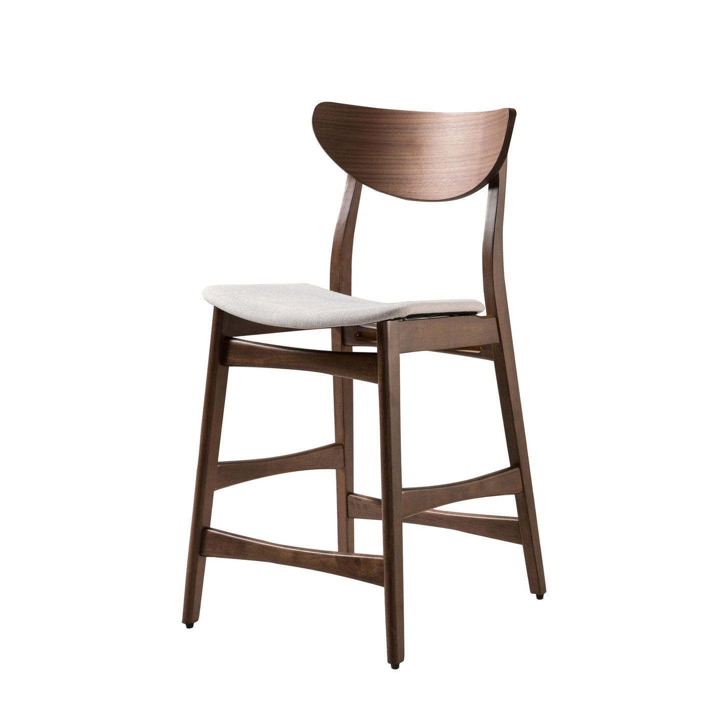 Elegant Counter Height Chair With Cushioned Seat
