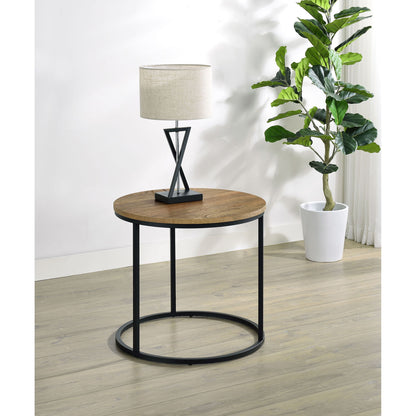 Arrize - Round Side End Table - Mango Color