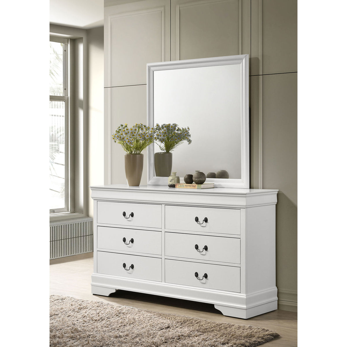 6 Drawer Dresser With Mirror