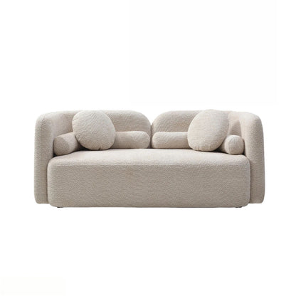 2 Seater Sofa Couch For Living Room - Light Beige