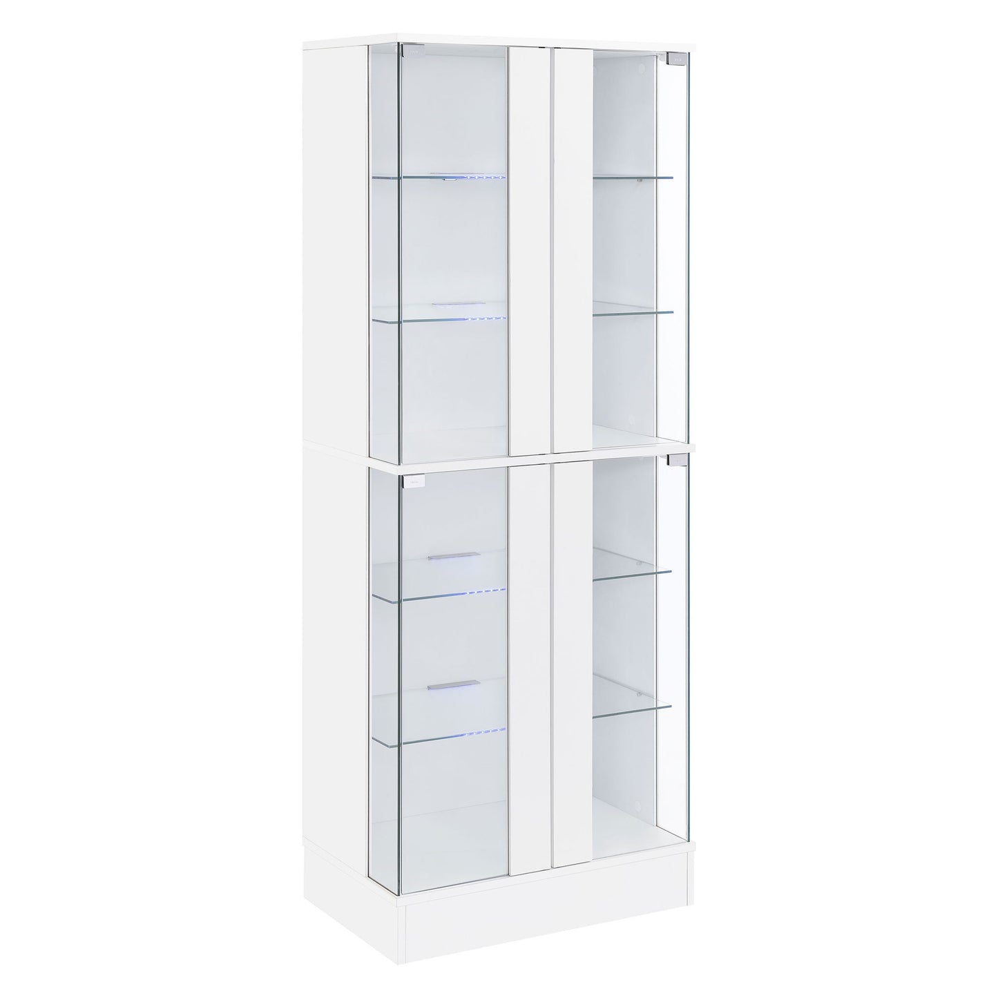 Gilbert - 4 Door LED Curio Display Cabinet