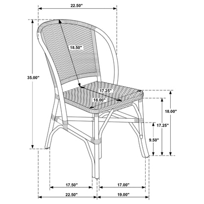 Chaucer - Dining Side Chair (Set of 2) - Brown