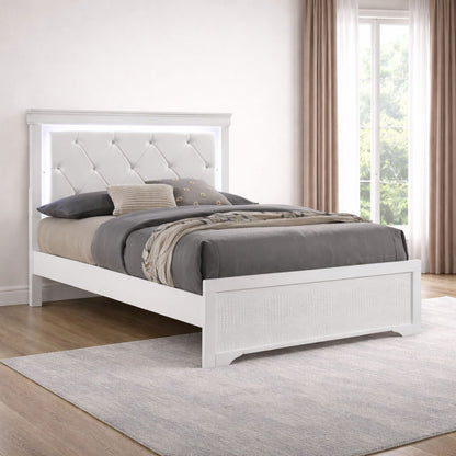 Blaze - Modern Bed With LED Headboard