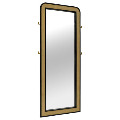 Benson - Standing Floor Mirror - Black