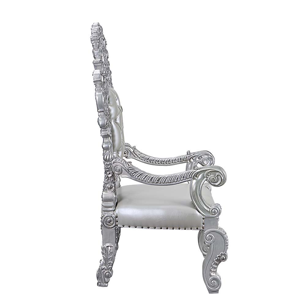 Valkyrie - Arm Chair (Set of 2) - Antique Platinum