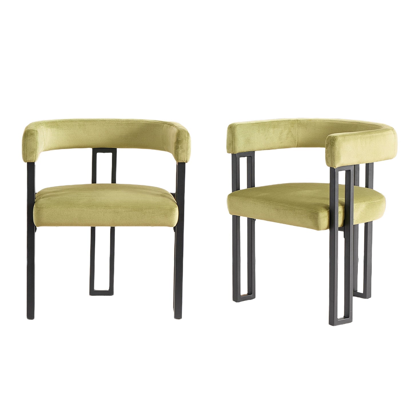 Cushioned Accent Armchairs (Set of 2)