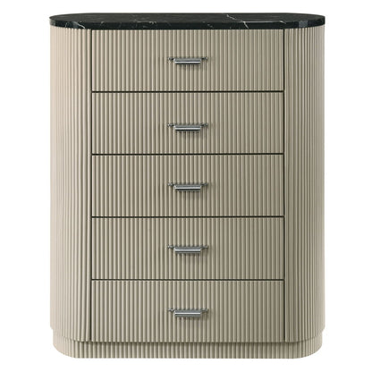 Travonte - Chest - Gray / Beige