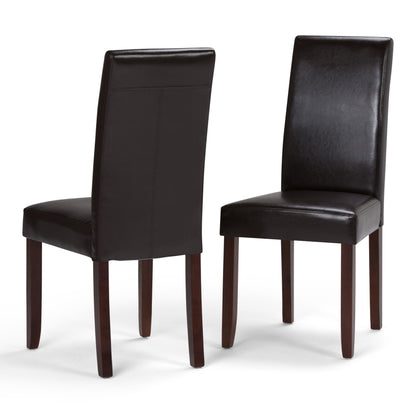 Acadian - Parson Dining Chair (Set of 2) - Tanners Brown