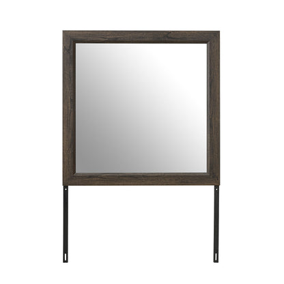 Harry - Mirror, Large Scale Design For Bedroom - Brown