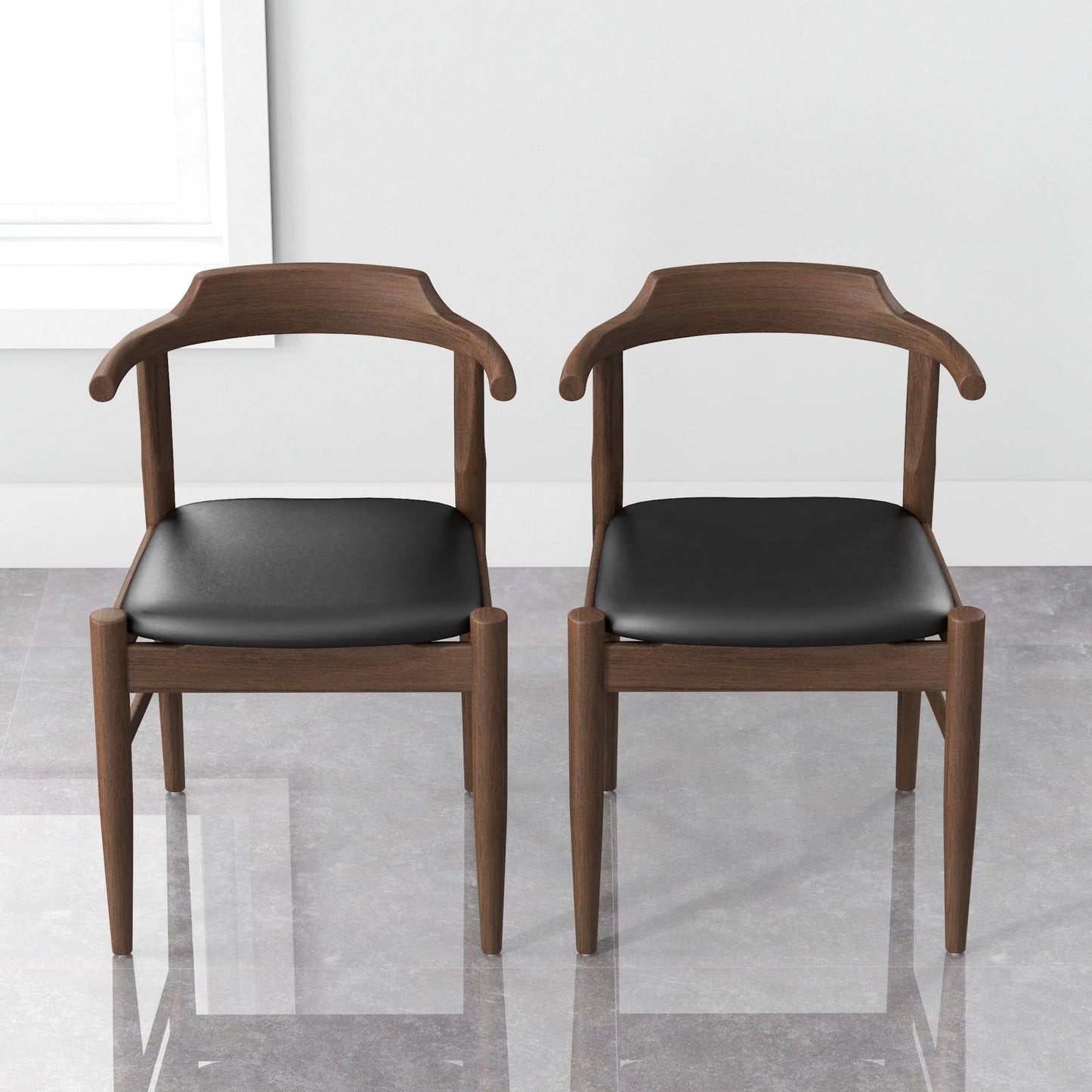 Leon - Mid-Century Modern Dining Chair (Set of 2)