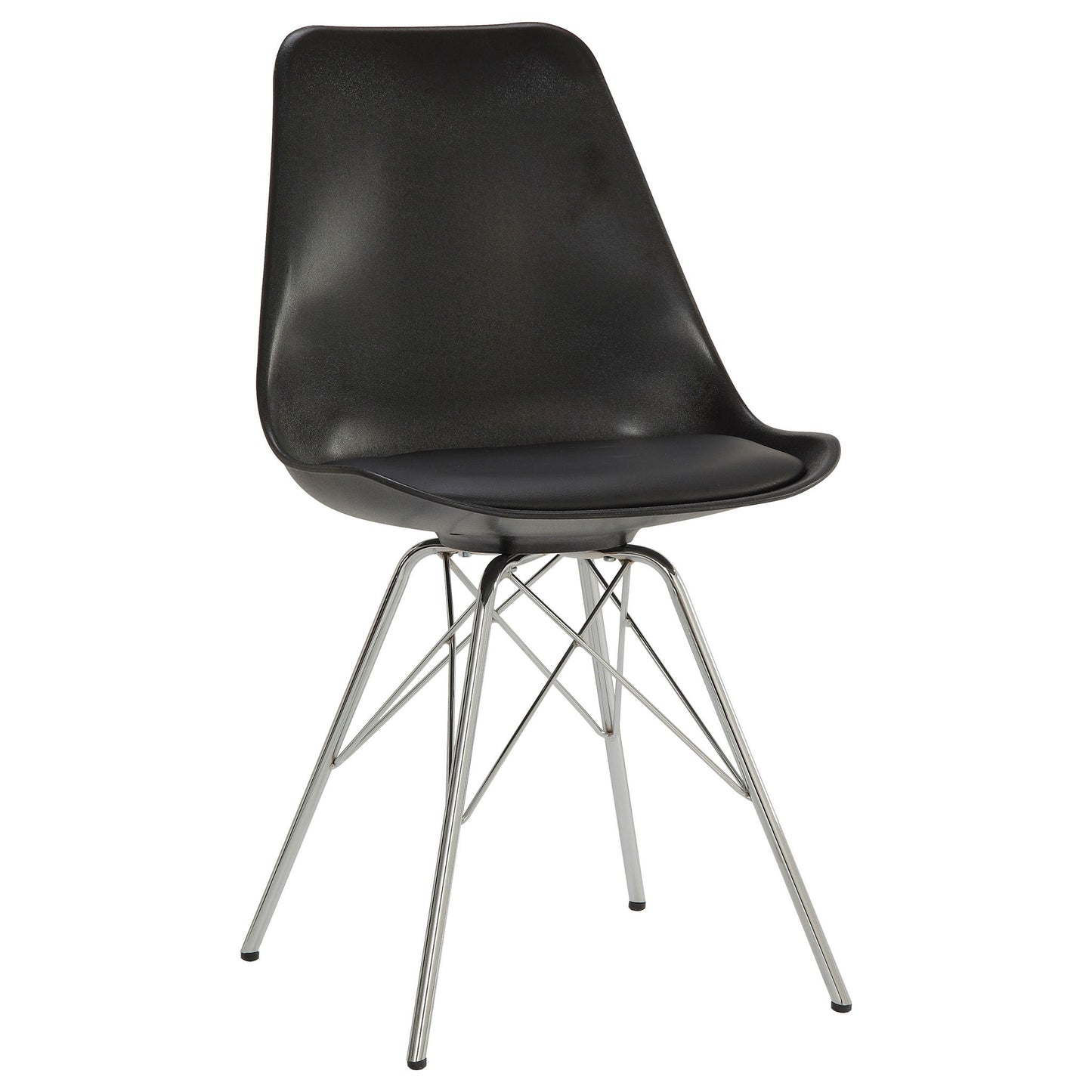 Padded Dining Chair (Set of 2) - Black