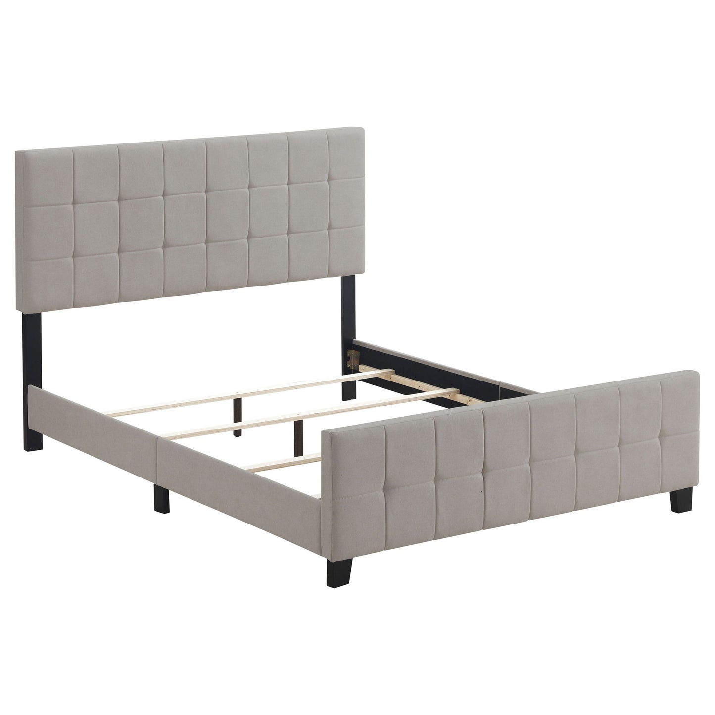 Destiny - Eastern King Panel Bed - Beige