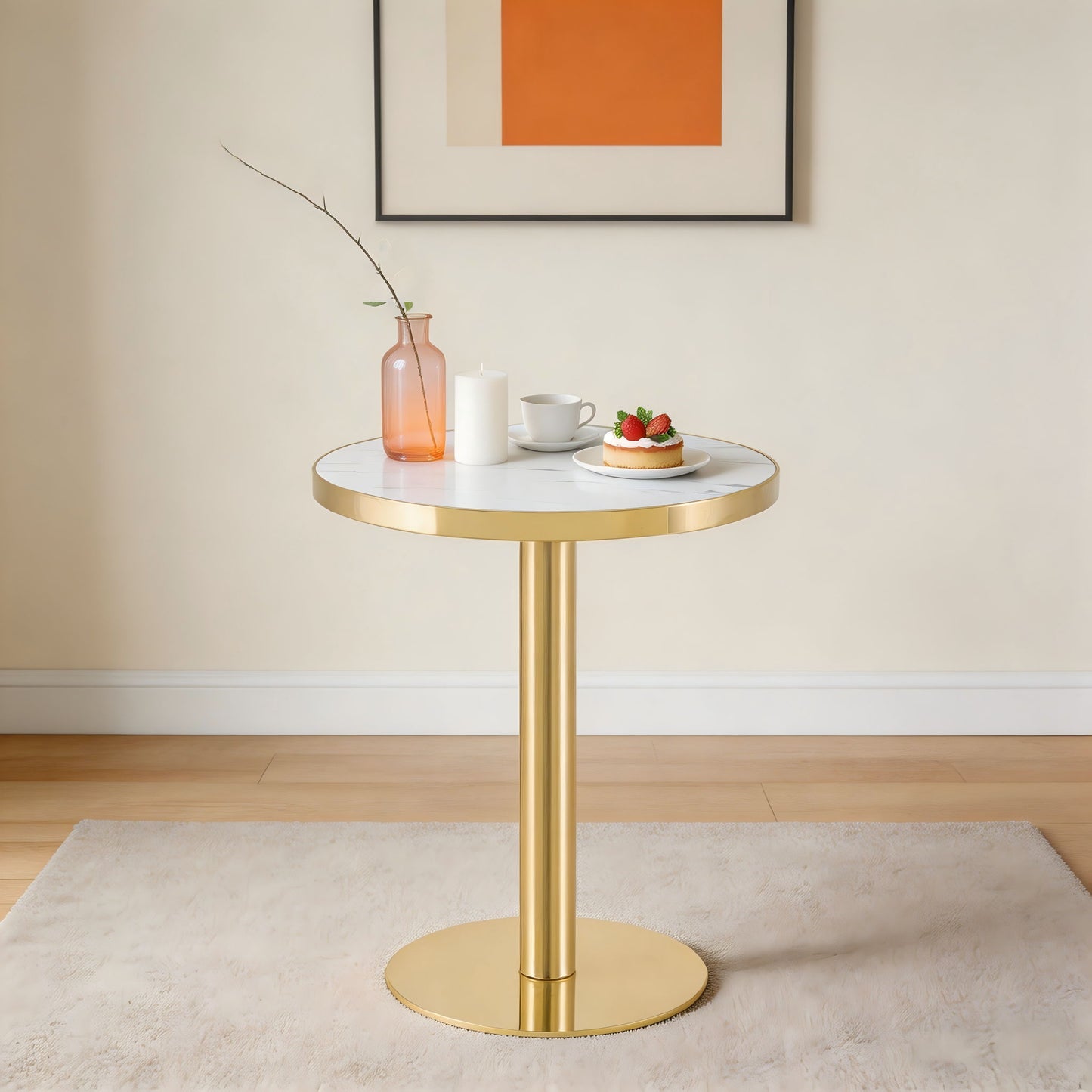 Modern Round Bistro Table