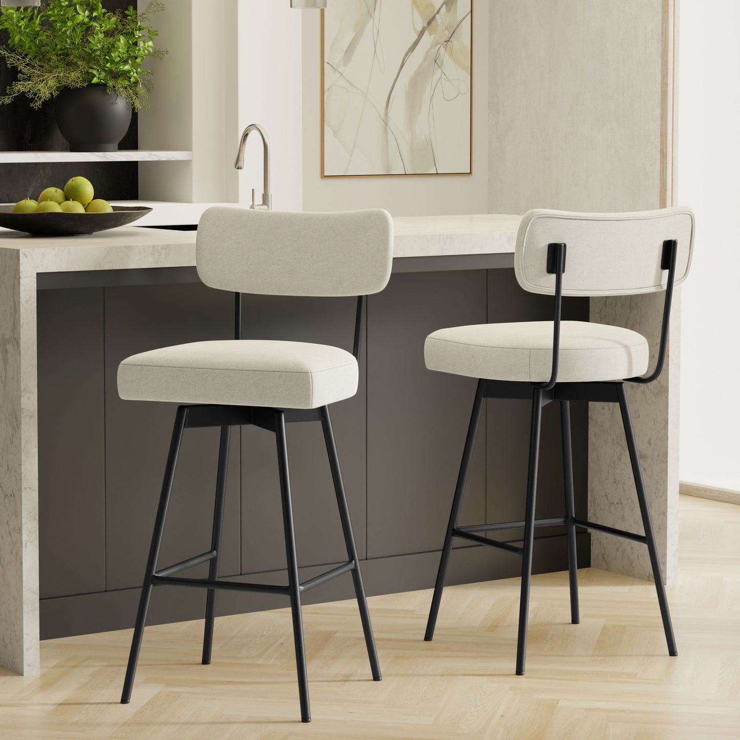 Giselle - Swivel Counter Height Stool (Set of 2)