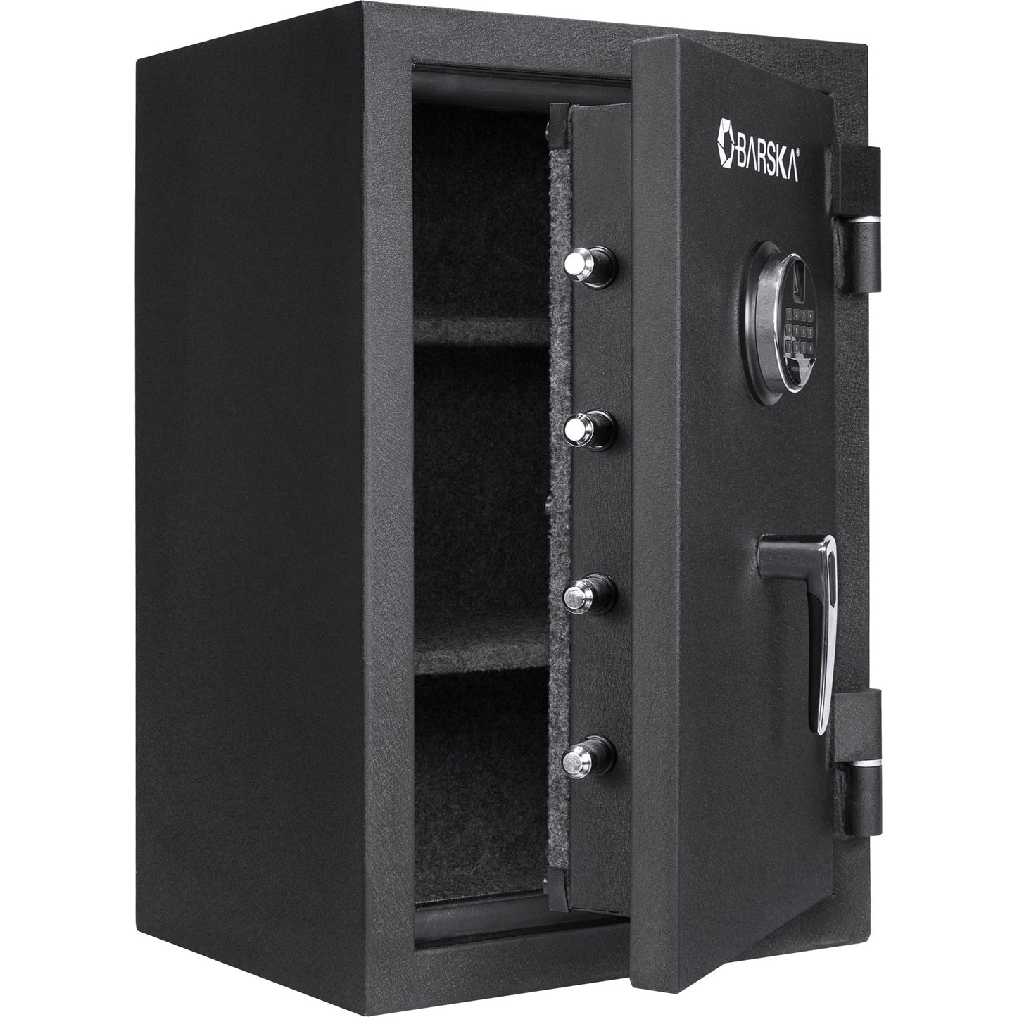 2.02 Cubic Ft Biometric Keypad Fire Resistant Safe - Black