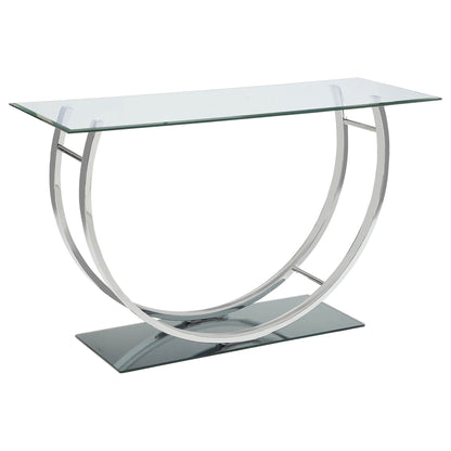 Garrett - Console Table - Chrome