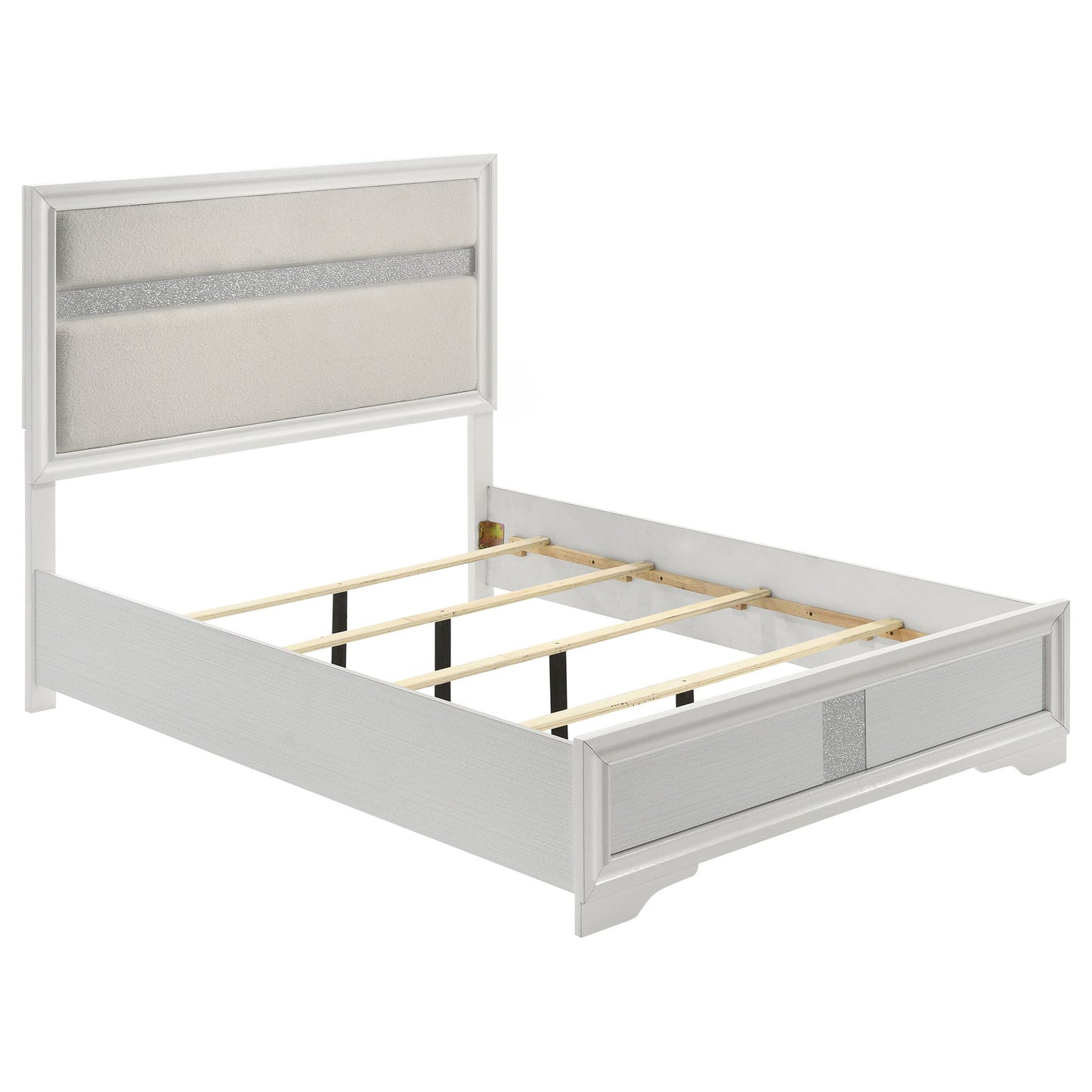 Annie - Full Panel Bed - White
