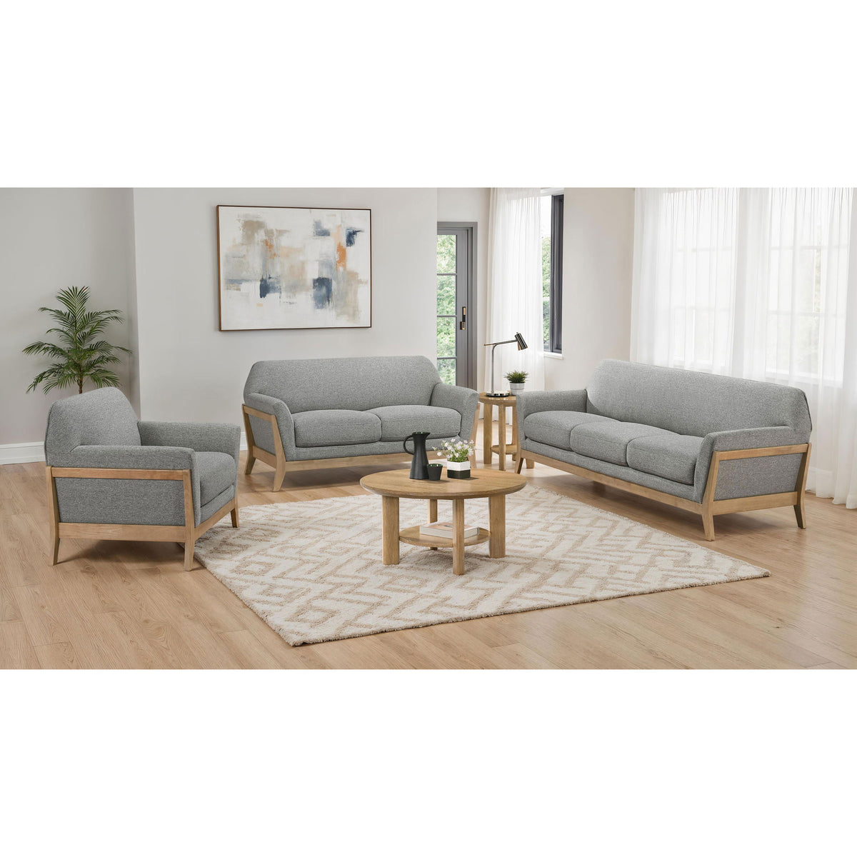 Caspian - Sofa Set With Flared Arms