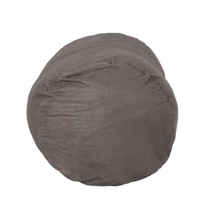 Michael - Modern Cylindrical Suede Bean Bag Chair