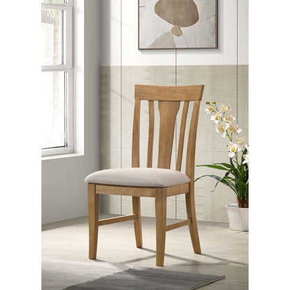 Auburn - Dining Side Chair (Set of 2) - Natural / Light Brown