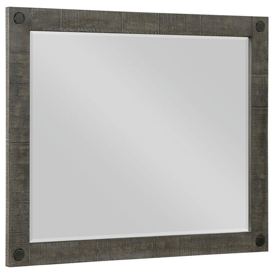 Lilith - Dresser Mirror - Distressed Gray