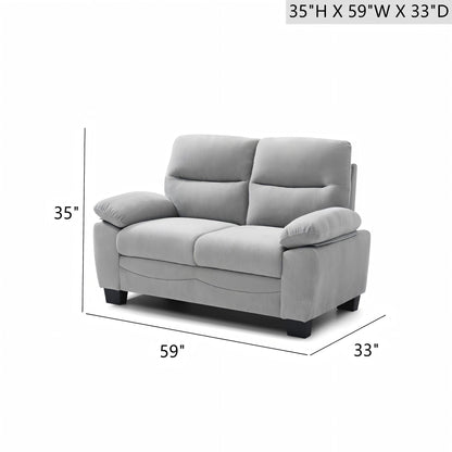 Summerton - Loveseat With Pillow Top Arms And Removable Back