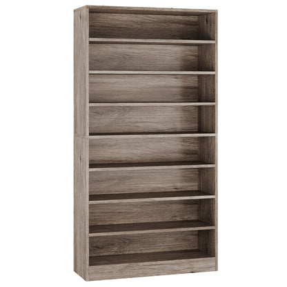 9 Tier Freestanding Shoe Cabinet, With Open Design