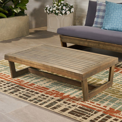 Elloree - Outdoor Coffee Table - Gray