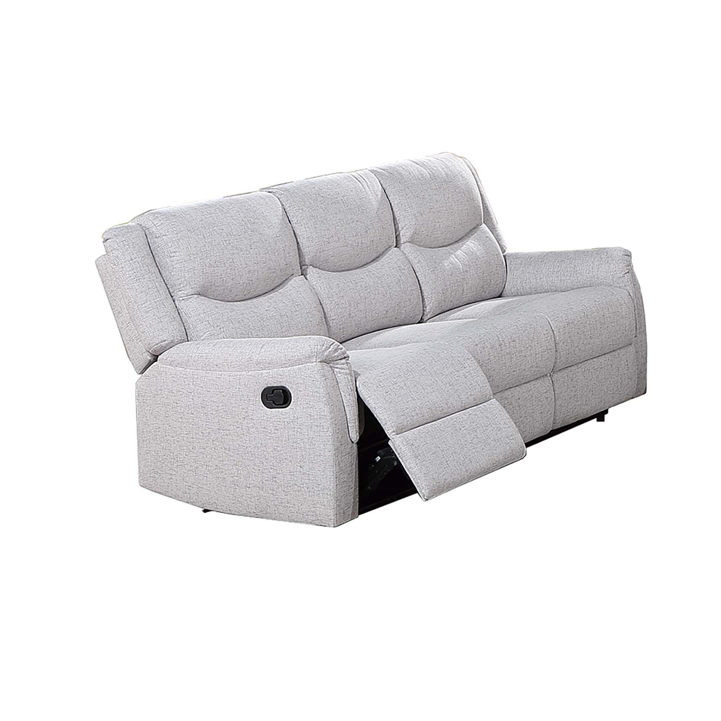 Modern Contemporary Style Recliner Sofa With Plush Armrest And Headrest