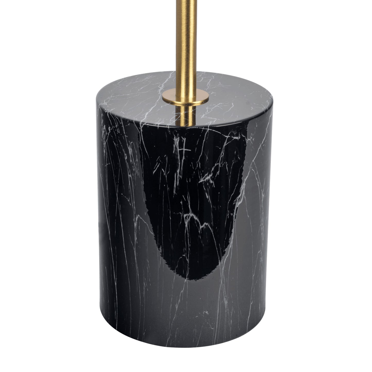 Nova - Hydro Table Lamp With On / Off Switch Double Lamp - Black / Gold / Marble