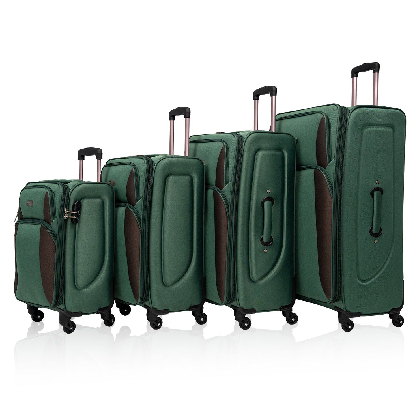 4 Piece Set Softshell Luggage