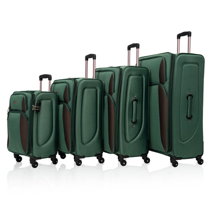 4 Piece Set Softshell Luggage