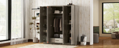 4 Door Wardrobe With 1 Drawer