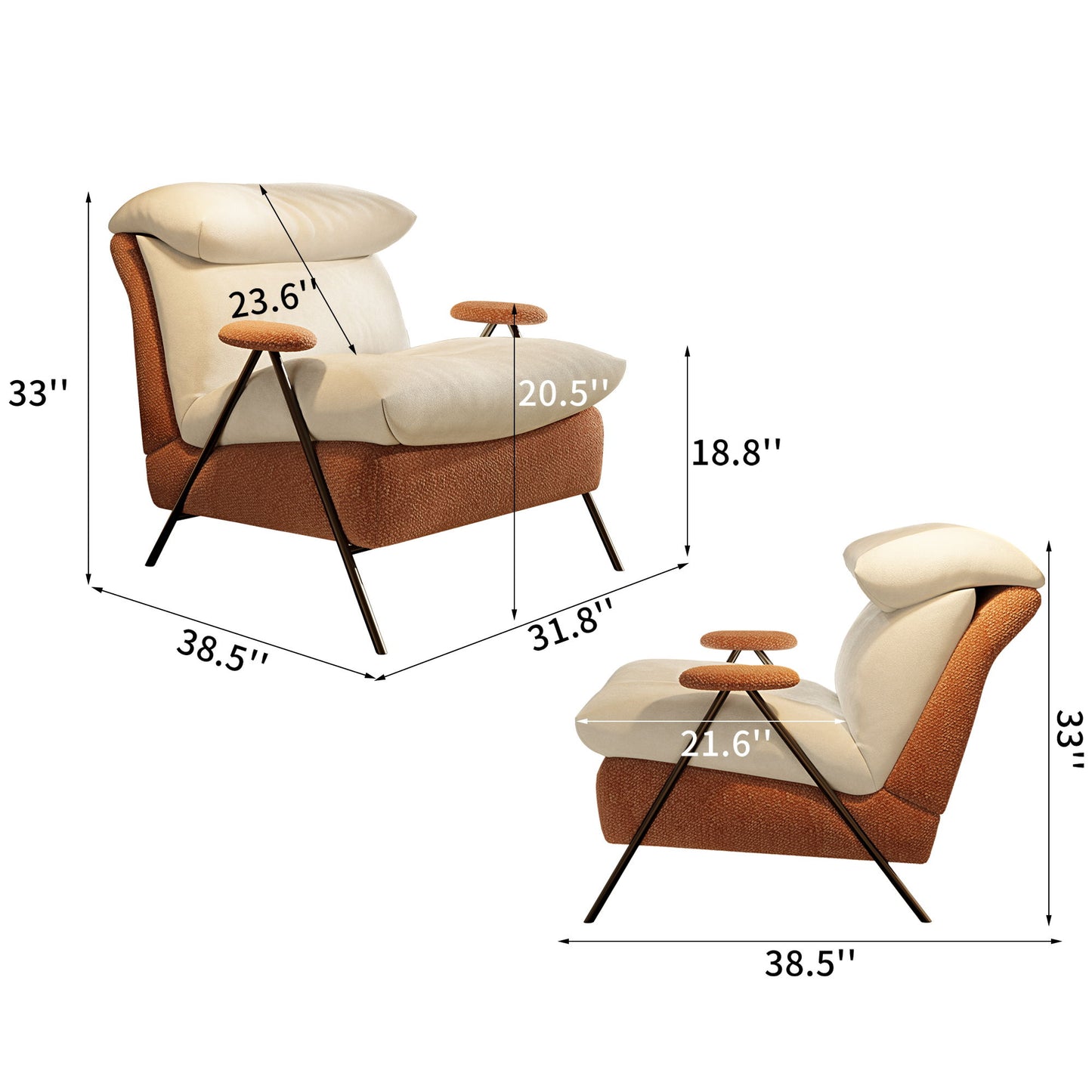 Ergonomic Single Chair