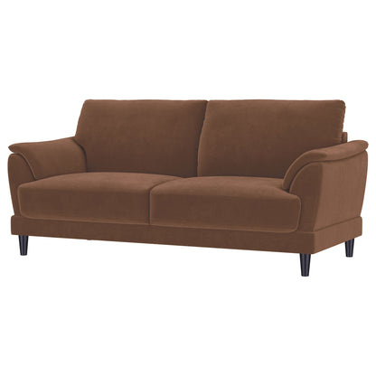 Dania - Sofa With Tufted Arms - Rust