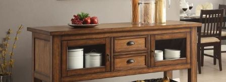 Kadri - Kitchen Cart - Distressed Chestnut