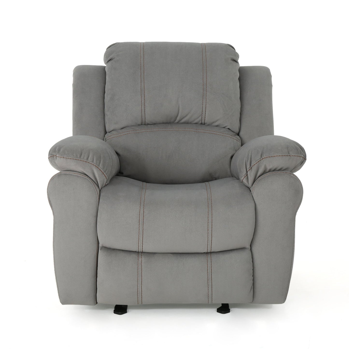 Wide Manual Glider Standard Recliner - Gray