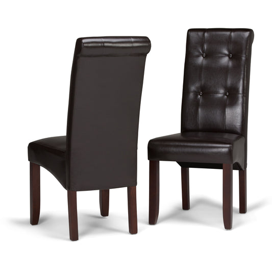 Cosmopolitan - Deluxe Tufted Parson Upholstered Chair (Set of 2)