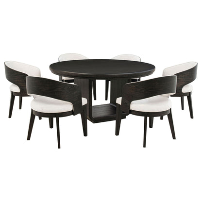Bangor - Round Dining Table Set With Arm Chairs