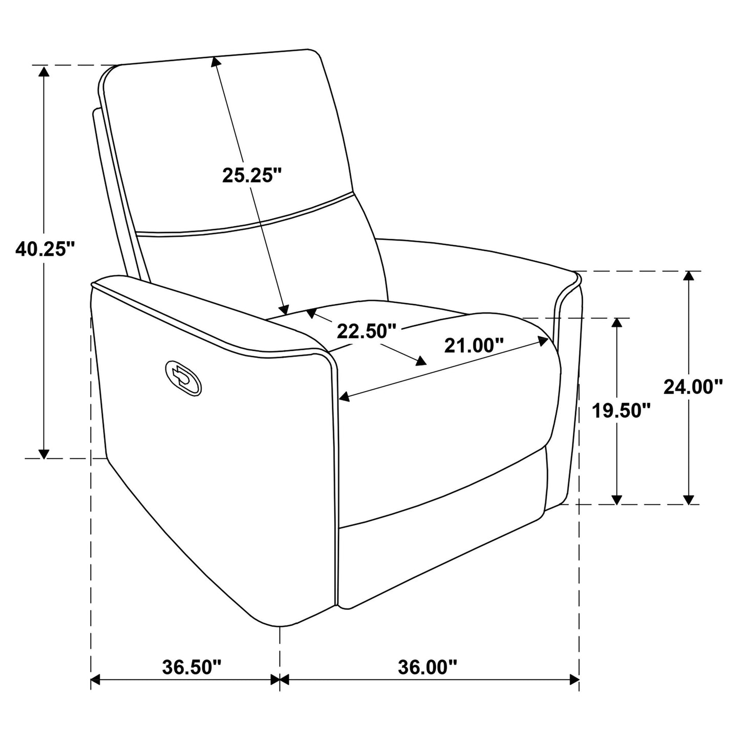 Trask - Glider Recliner