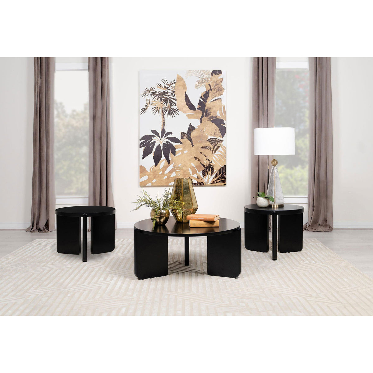 Lansing - Table Set With Round Top
