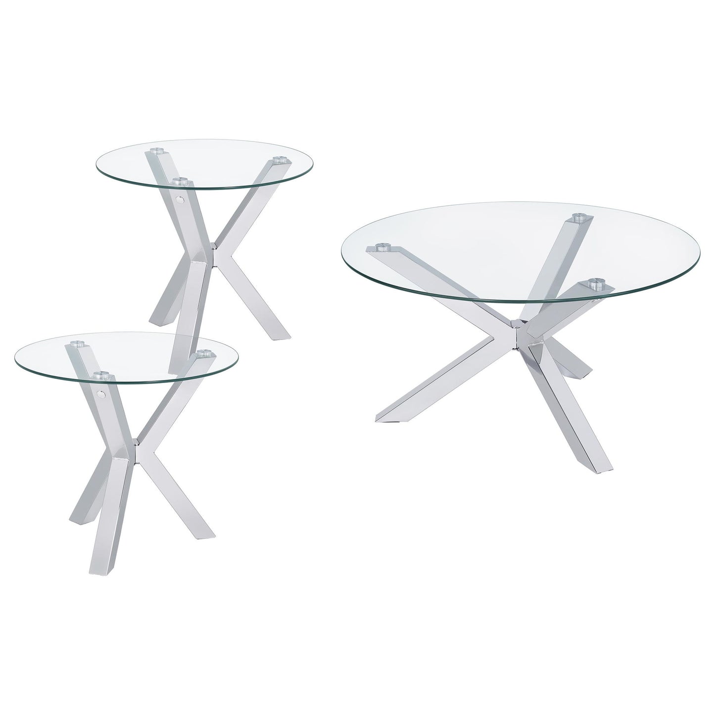Alexa - Round Coffee And End Table Set