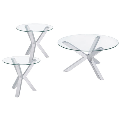 Alexa - Round Coffee And End Table Set