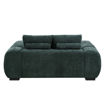 Ferrand - Chenille Loveseat - Green